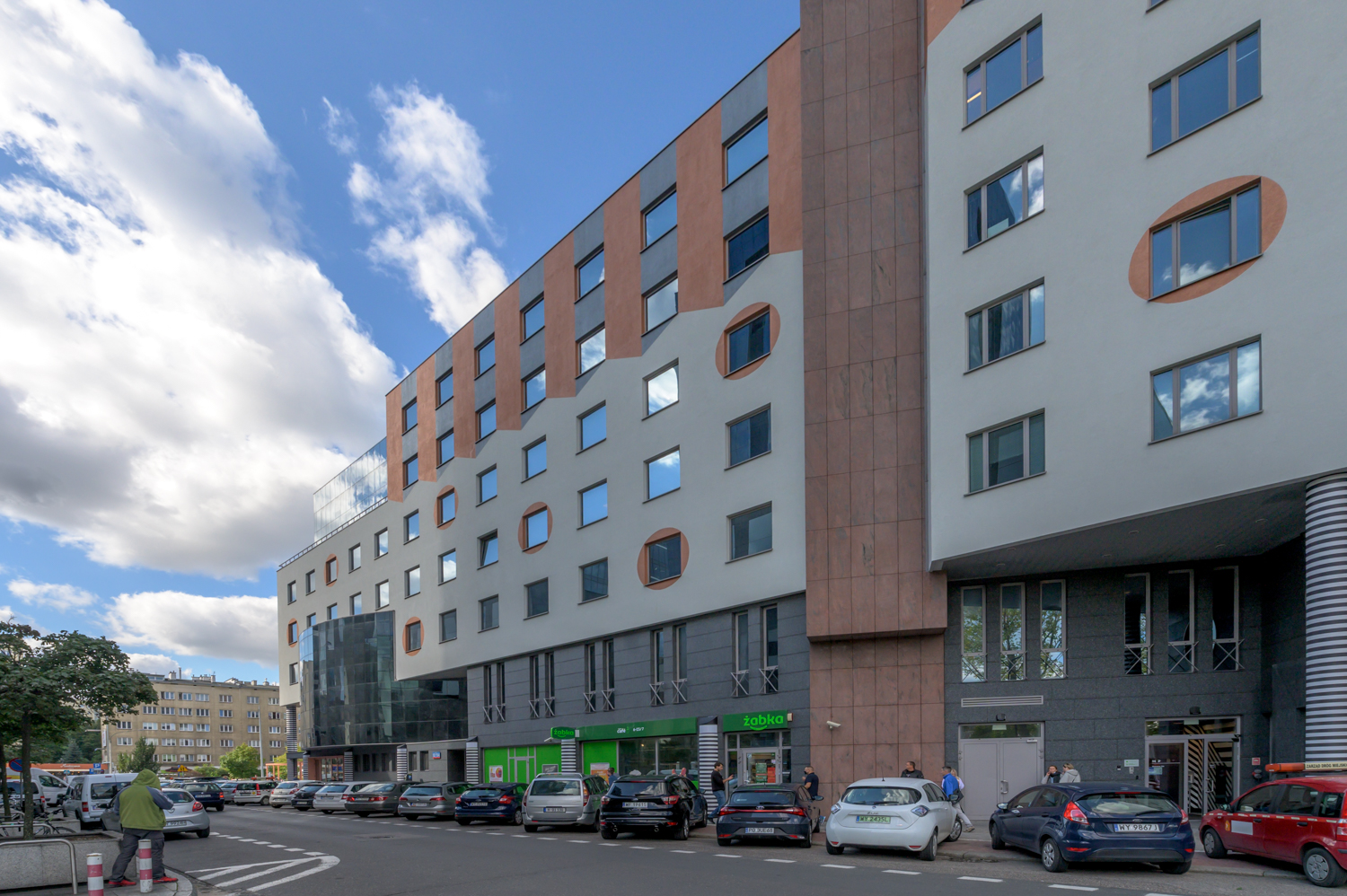 Zdjęcie architektury budynku Aktyn (obecnie Chmielna 134 Business Office Center)